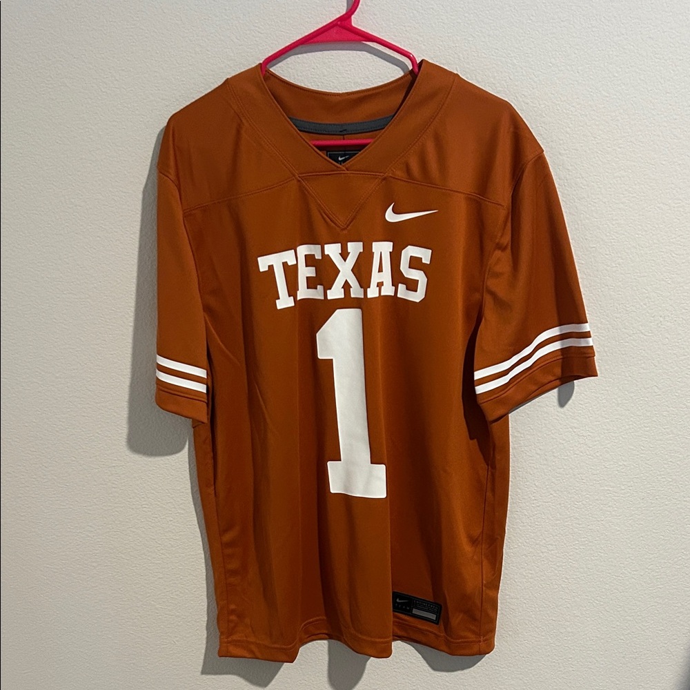 NWT Nike Burnt Orange Texas Jersey